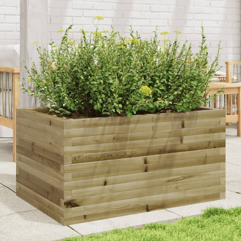 Casella di pianificazione Vidaxl 90x60x45.5 cm Pine impregnato