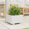 Vidaxl Planning Box 40x40x26.5 cm de pino sólido White