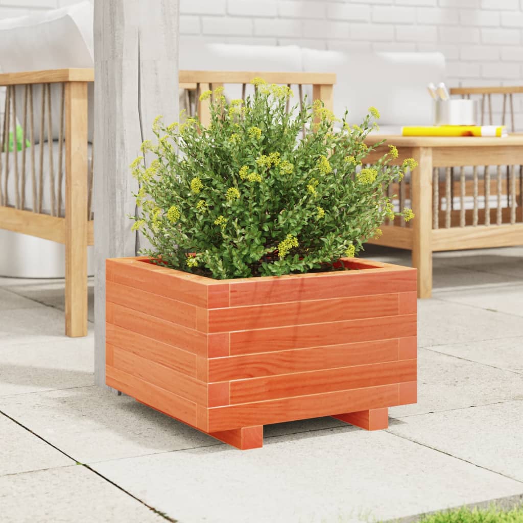 Vidaxl Fiorter Big 40x40x26.5 cm Basco di pino solido marrone