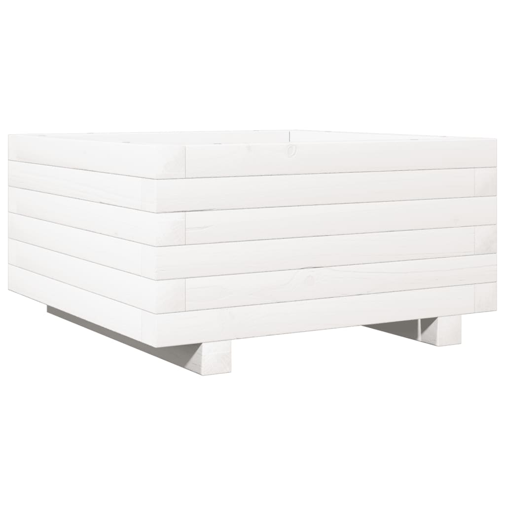 Vidaxl Planning Box 50x50x26.5 cm de pino sólido