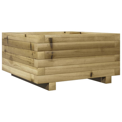 Casella di pianificazione Vidaxl 50x50x26.5 cm Pine impregnato