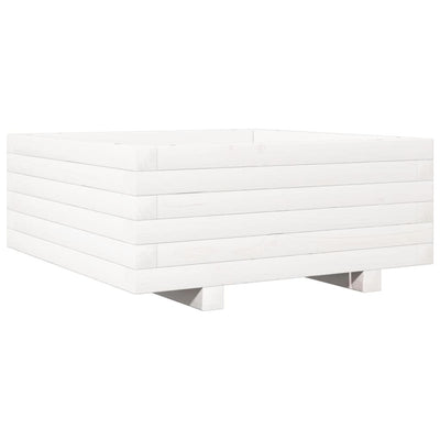 VidaXL Planning box 60x60x26.5 cm Solid pine white