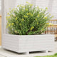 VidaXL Planning box 60x60x26.5 cm Solid pine white