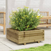 Casella di pianificazione Vidaxl 60x60x26.5 cm Pine impregnato