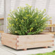VidaXL Planning box 80x80x26.5 cm Solid pine