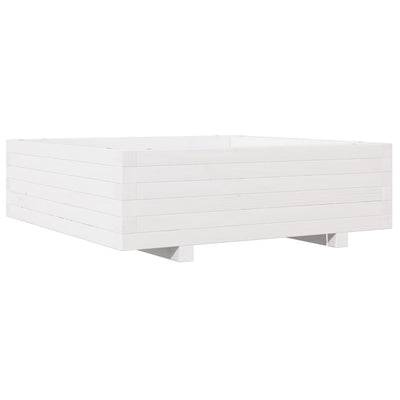 Casella di pianificazione Vidaxl 80x80x26.5 cm Pino di pino solido