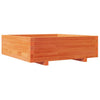 Vidaxl Planning Box 80x80x26.5 cm de pino sólido marrón