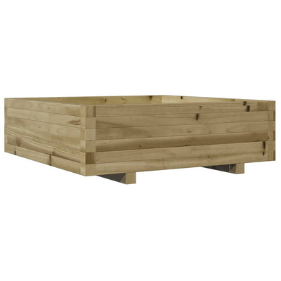 Casella di pianificazione di Vidaxl 80x80x26.5 cm Pine impregnato