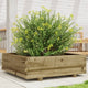 Vidaxl Planning Box 80x80x26.5 cm Pine impregnado