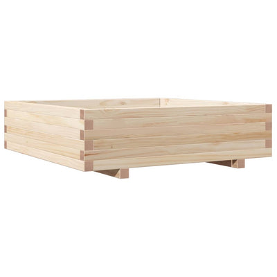 Casella di pianificazione di Vidaxl 90x90x26.5 cm Pino solido