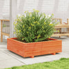 Vidaxl Planning Box 90x90x26.5 cm de pino sólido marrón