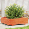 Vidaxl Planning Box 90x90x26.5 cm de pino sólido marrón