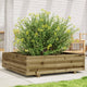 Vidaxl Planning box 90x90x26.5 cm Impregnated pine wood
