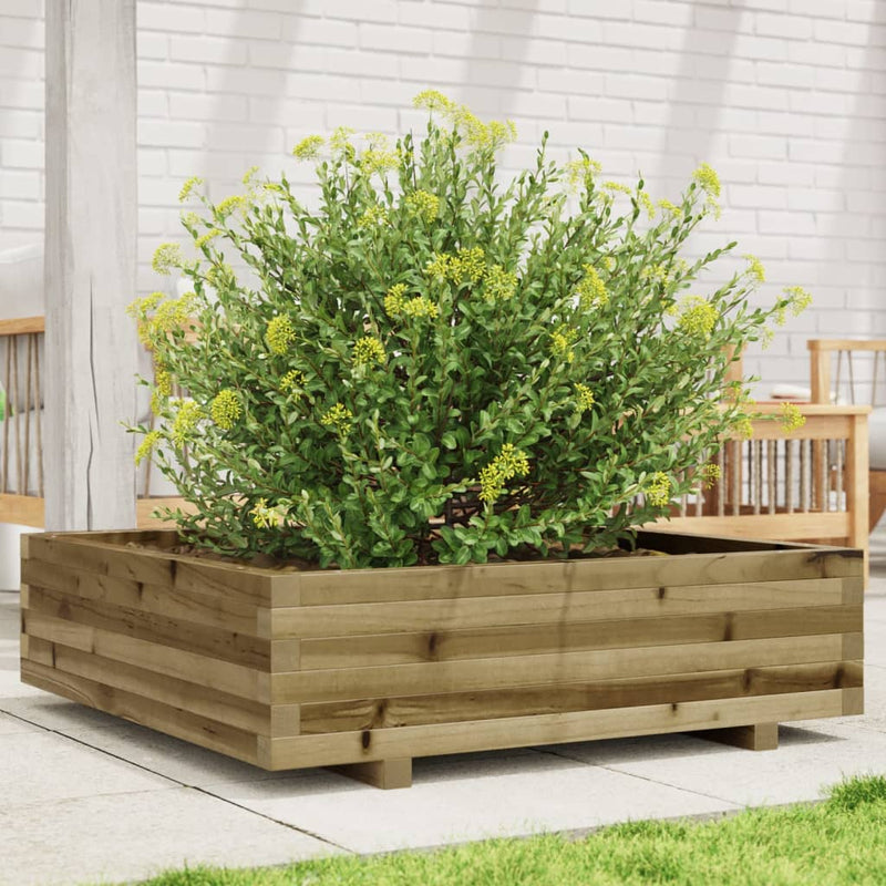 Vidaxl Planning Box 90x90x26.5 cm de madera de pino impregnada