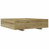 Vidaxl plantenbak 100x100x26,5 cm geïmpregneerd grenenhout