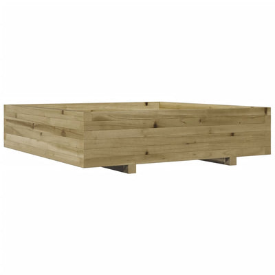 Casella di pianificazione Vidaxl 100x100x26.5 cm Pine impregnato