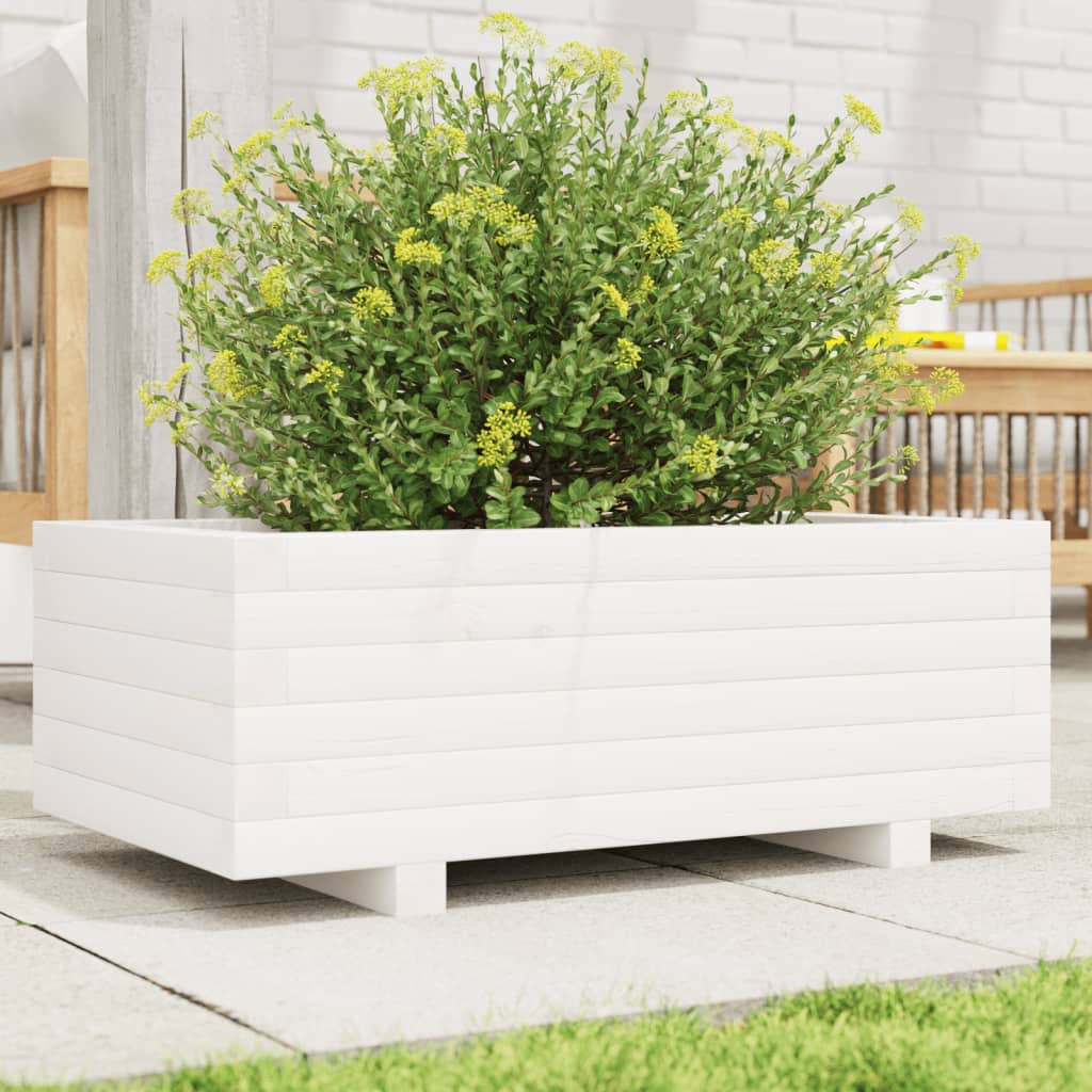 Vidaxl Planning Box 70x40x26.5 cm de pino sólido