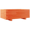 Vidaxl Planter Big 70x40x26.5 cm de pino sólido marrón