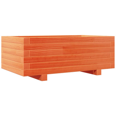 Vidaxl Fiorter Big 70x40x26.5 cm Basco di pino solido marrone