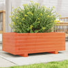 Vidaxl Planter Big 70x40x26.5 cm de pino sólido marrón