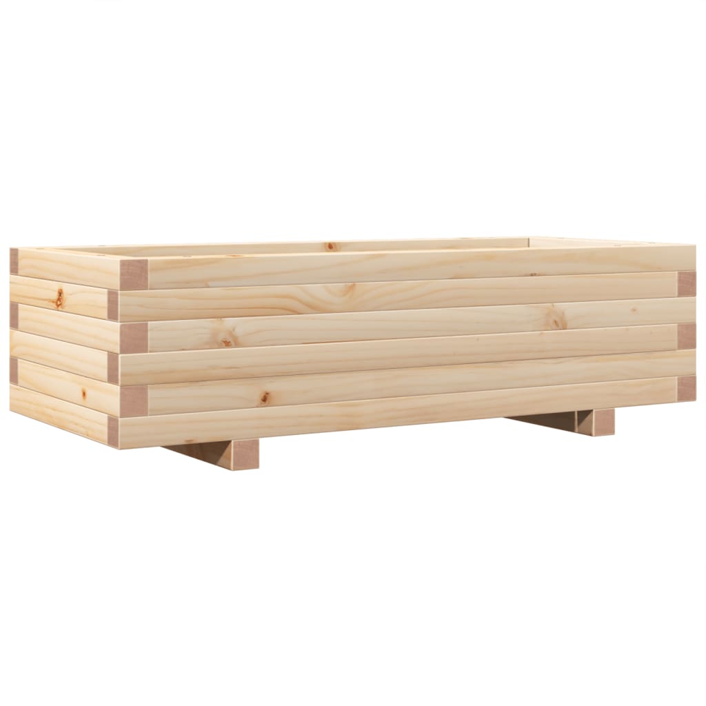 Vidaxl Planning Box 90x40x26.5 cm de pino sólido