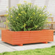 Vidaxl Planning Box 90x60x26.5 cm de pino sólido marrón