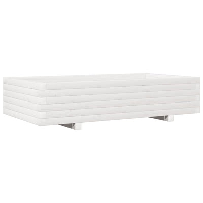 Casella di pianificazione Vidaxl 110x60x26.5 cm Pino di pino solido