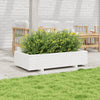 Vidaxl Planning Box 110x60x26.5 cm de pino sólido White