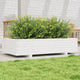 Vidaxl Planning Box 110x60x26.5 cm de pino sólido White