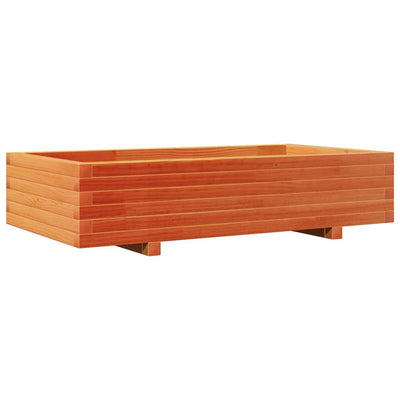 Casella di pianificazione Vidaxl 110x60x26.5 cm Basco di pino solido marrone