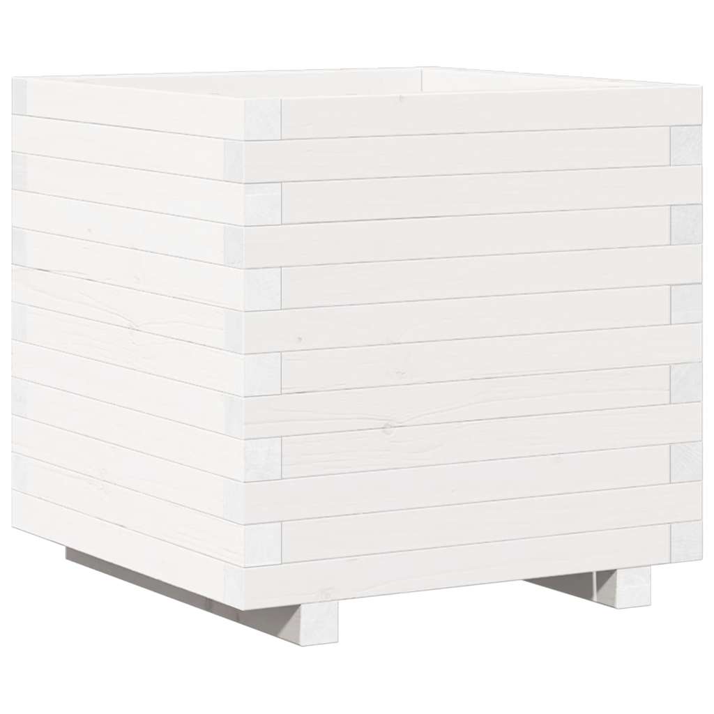Vidaxx macetero 50x50x49,5 cm madera maciza de pino blanco