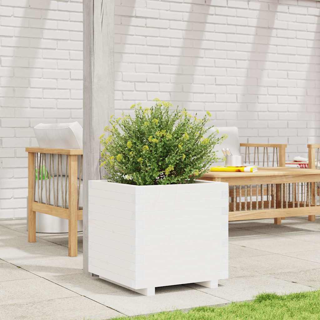 Vidaxx macetero 50x50x49,5 cm madera maciza de pino blanco