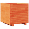 Vidaxl Planning Box 50x50x49.5 cm de pino sólido marrón marrón
