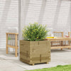 VidaXL Plantenbak 50x50x49,5 cm geïmpregneerd grenenhout