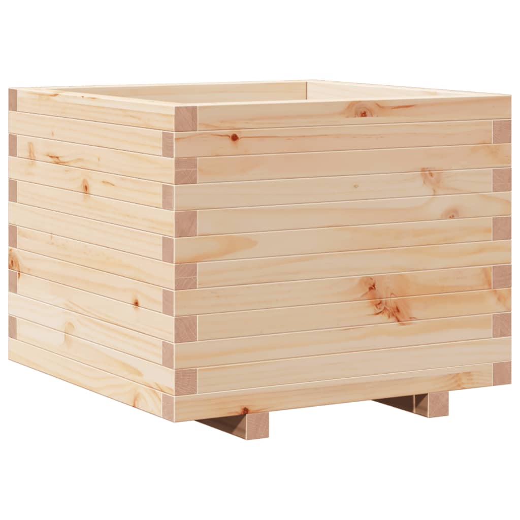 Jardinera vidaxx 60x60x49,5 cm madera maciza de pino