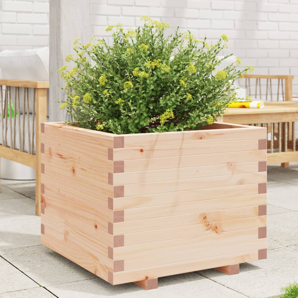 Jardinera vidaxx 60x60x49,5 cm madera maciza de pino