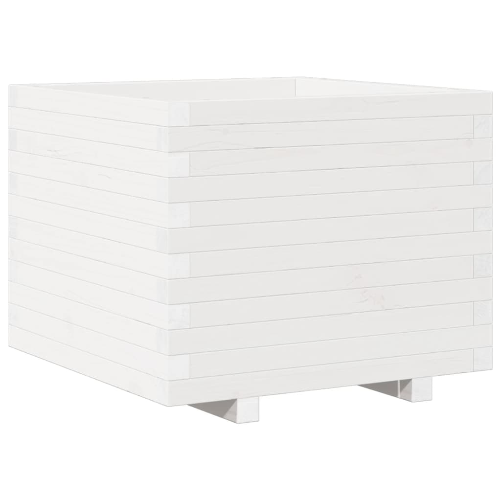 Vidaxx jardinera 60x60x49,5 cm madera maciza de pino blanco