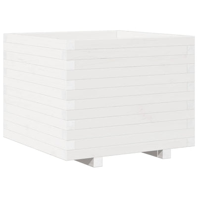 Fioriera Vidaxx 60x60x49,5 cm in legno di pino massiccio bianco