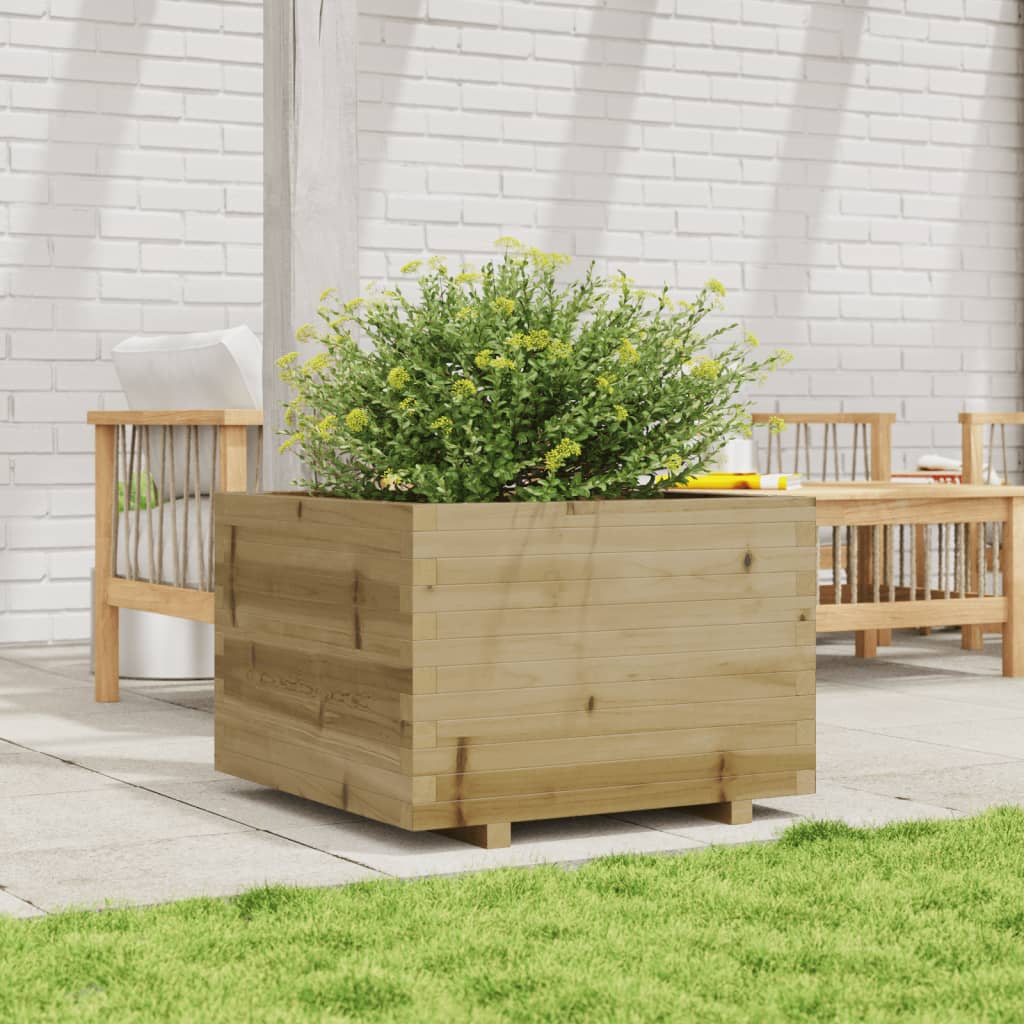 Jardinera vidaxx 70x70x49,5 cm madera de pino impregnada