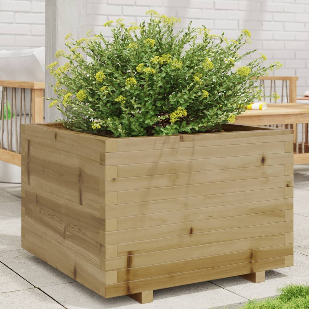Jardinera vidaxx 70x70x49,5 cm madera de pino impregnada