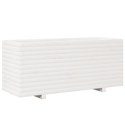 Vidaxl Planning Box 110x40x49.5 cm de pino sólido White