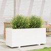 Vidaxl Planning Box 110x40x49.5 cm de pino sólido White