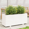 Vidaxl Planning Box 110x40x49.5 cm de pino sólido White