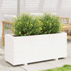 Vidaxl Planning Box 110x40x49.5 cm de pino sólido White