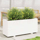 Vidaxl Planning Box 110x40x49.5 cm de pino sólido White