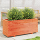 VidaXL Planning box 110x40x49.5 cm Solid pine wash brown