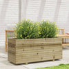 Jardinera vidaxx 110x40x49,5 cm madera de pino impregnada