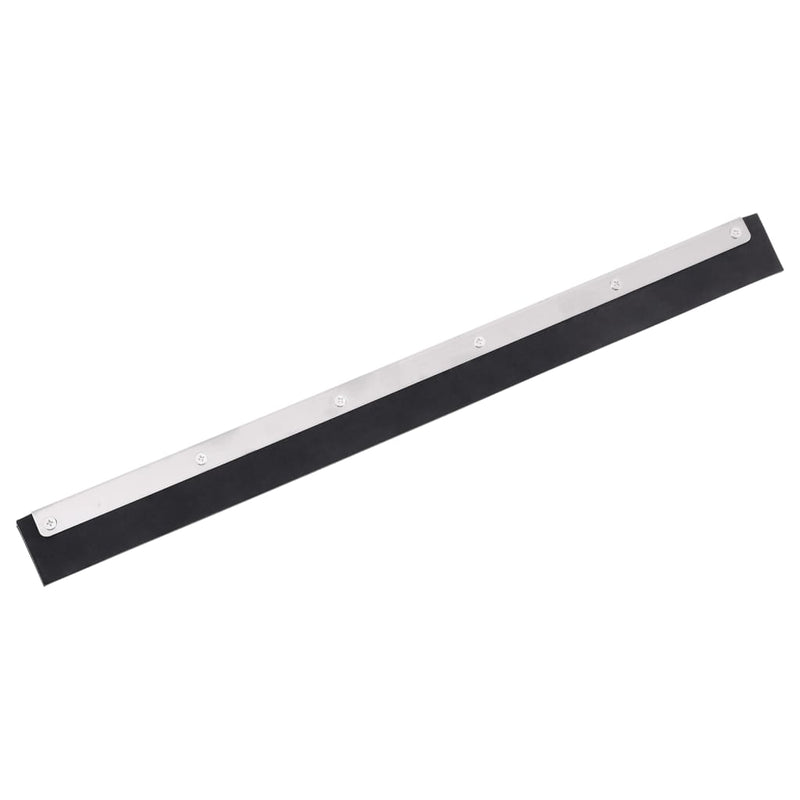 Vidaxl Pavimenti di asciugamento della testa 45.5x2x5 cm in acciaio e gomma