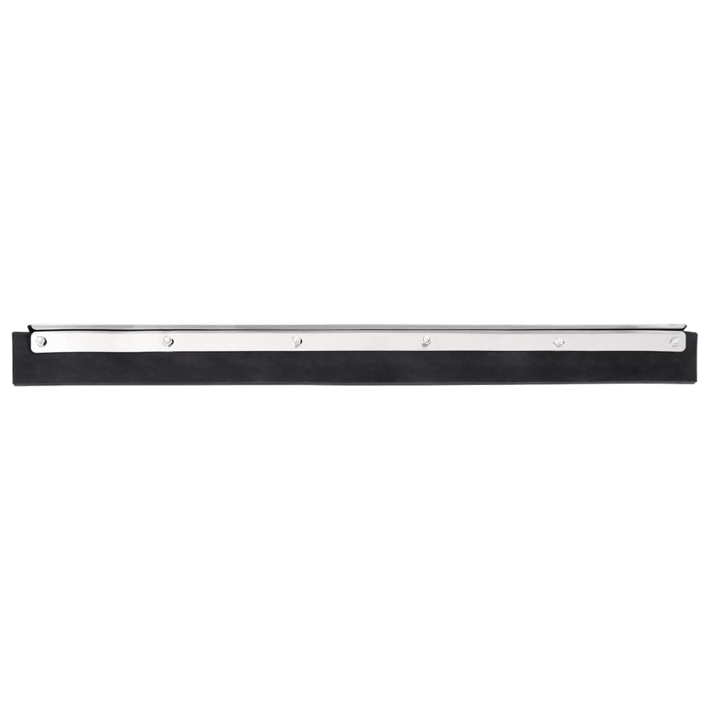 Vidaxl Pavimenti di asciugatura del pavimento 5 ST 45.5x2x5 cm in acciaio e gomma