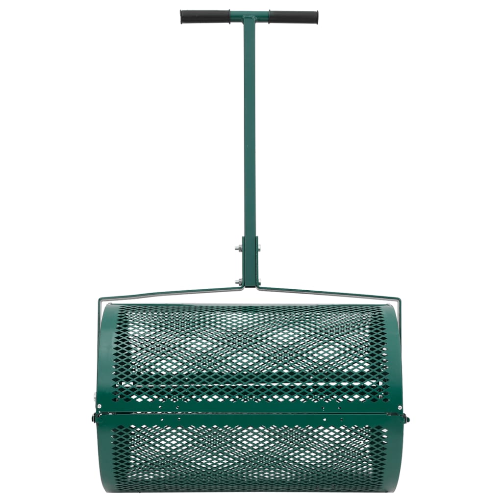 Spandiconcime Vidaxx 75l ø40x60 cm acciaio verde